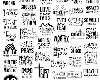 Christian Svg Png Bundle, Religious Svg, Faith Svg, Bible Verse Svg,Jesus Svg, God Svg,Scripture svg,Blessed svg,Christian Svg ,Child of God