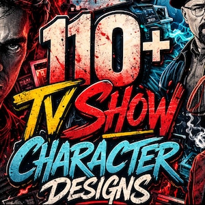 120+ rasterbilder för filmer och TV-program i PNG-format | DTF dtg rasterbilder | Rasterbilder för filmkaraktärer | 300 dpi utskriftsklar | Digital nedladdning