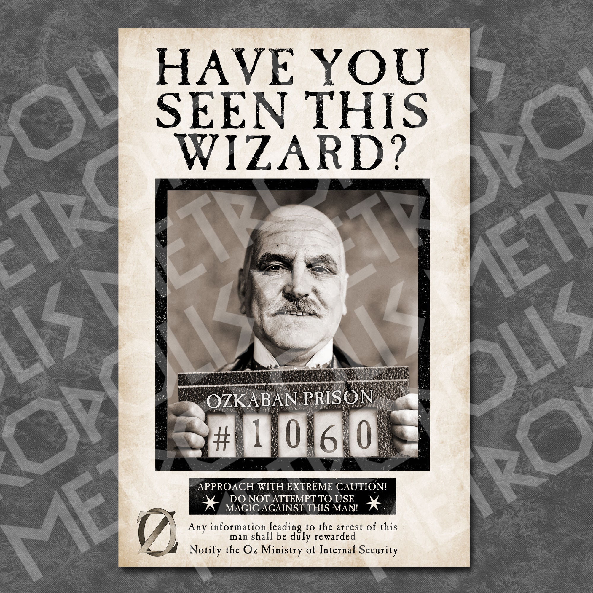 Oz Wanted Posters - Set of 3 - Etsy