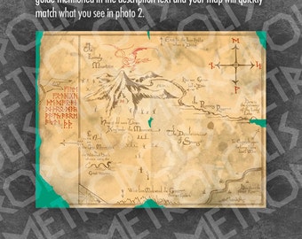 Map from The Hobbit