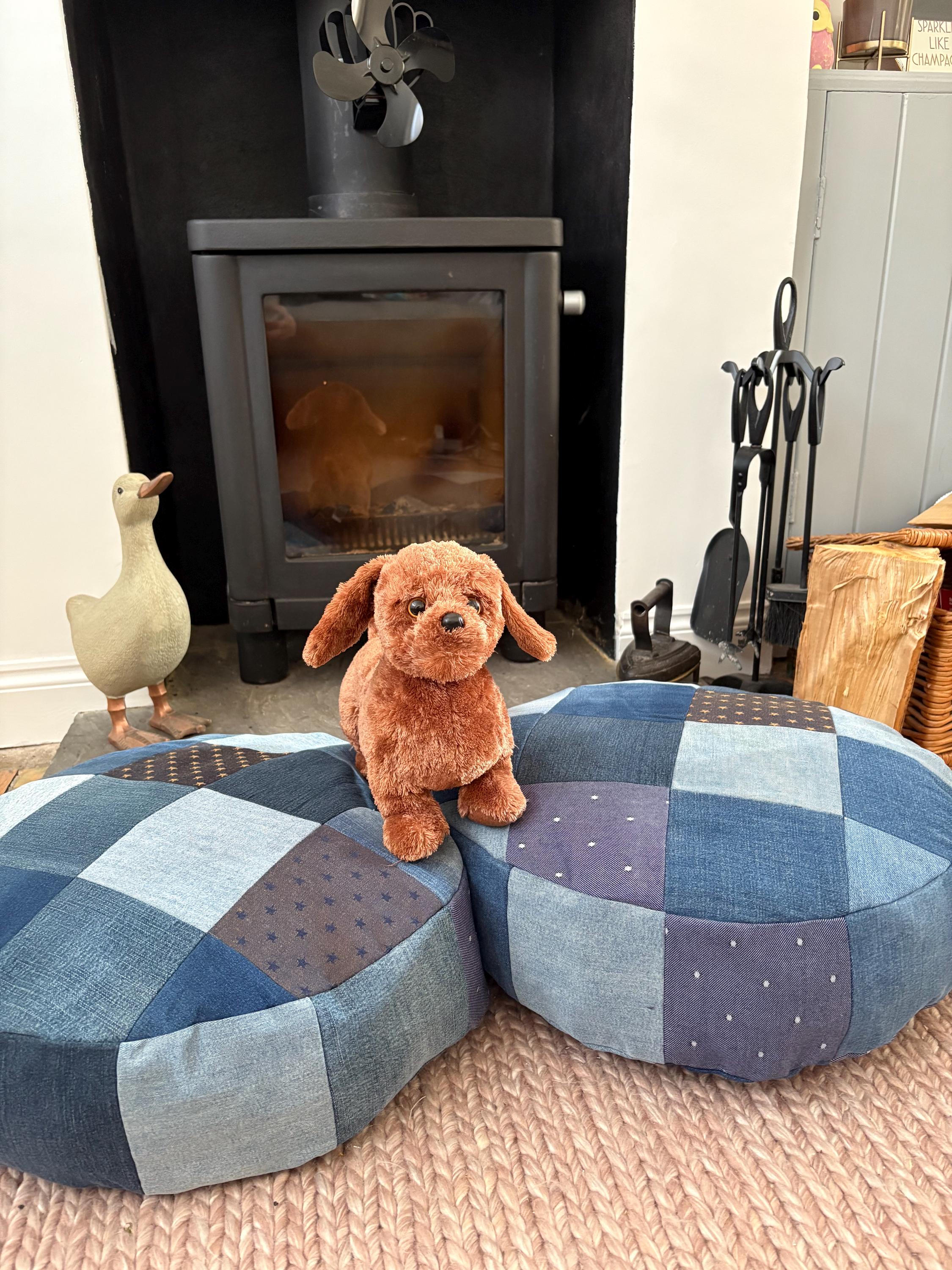 Sustainable Pet Bed - Denim