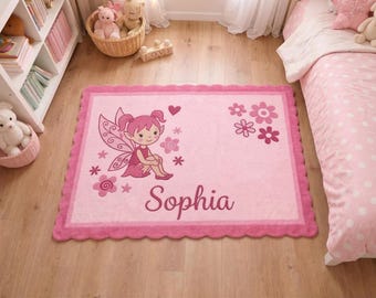 Pink Fairy Hand Tufted Rug