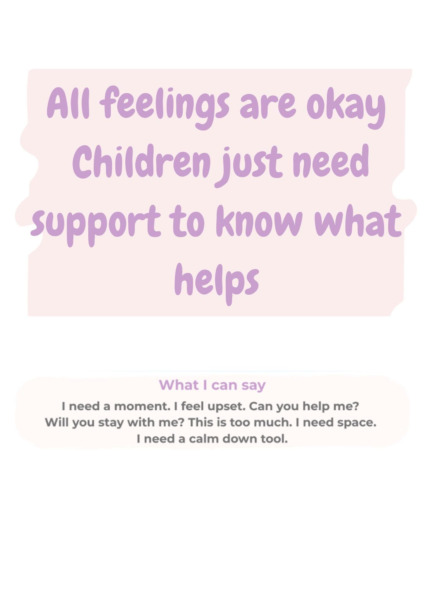 Calm Down Plan for Kids | Emotional Regulation and Coping Skills ...