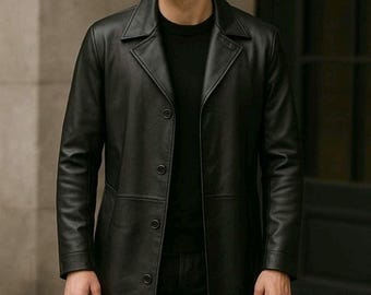 100 % original sheep leather coat