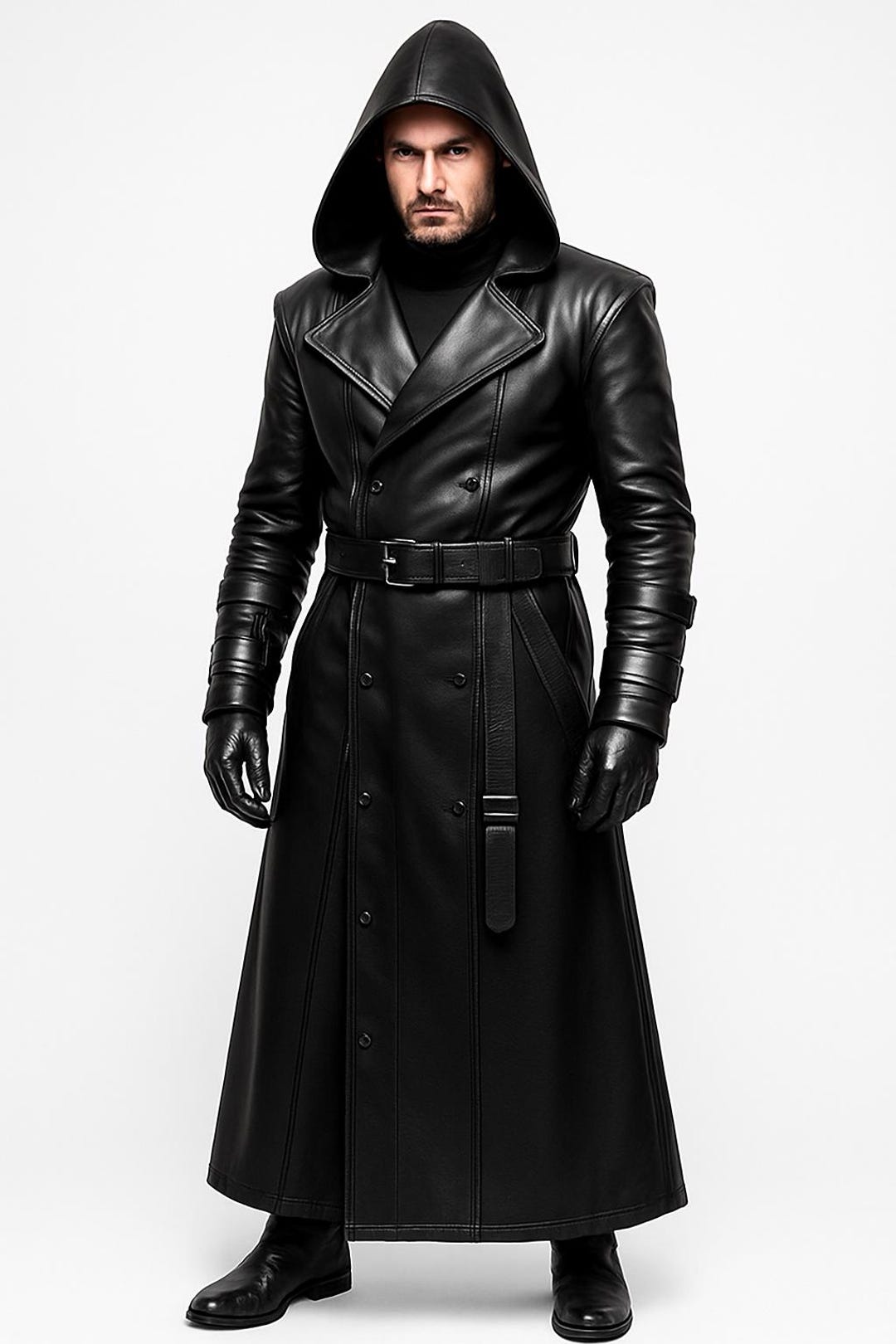 羊革・シープレザー トレンチコートメンズ Sheep Leather Trench Coat for Men 羊革・シープレザー トレンチコートメンズ Sheep Leather Trench Coat
