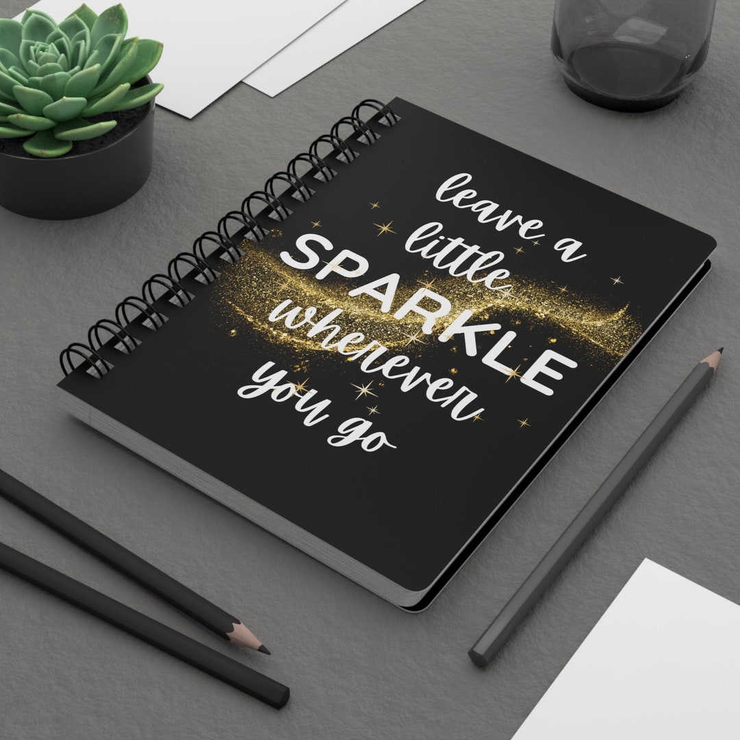 Positive Quote Spiral Notebook, Motivational Lined Notebook ...