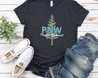 PNW Fir Tree Shirt: Pacific Northwest Unisex Tee