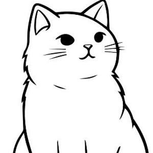 Digital Colouring Book Pet Sketches Dog Line Drawing Custom | Pet Portrait | Cat Drawing | Line Illustration | Custom Portrait |