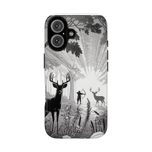 Nature-Inspired Phone Case, Wildlife Phone Cover, Outdoor Lover Gift, Tough Cases, Hunter&#39;s Accessory, Nature Lover&#39;s Must-Have