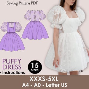 short dress with poofy bottom Always For You Black Puff Sleeve Mini Dress