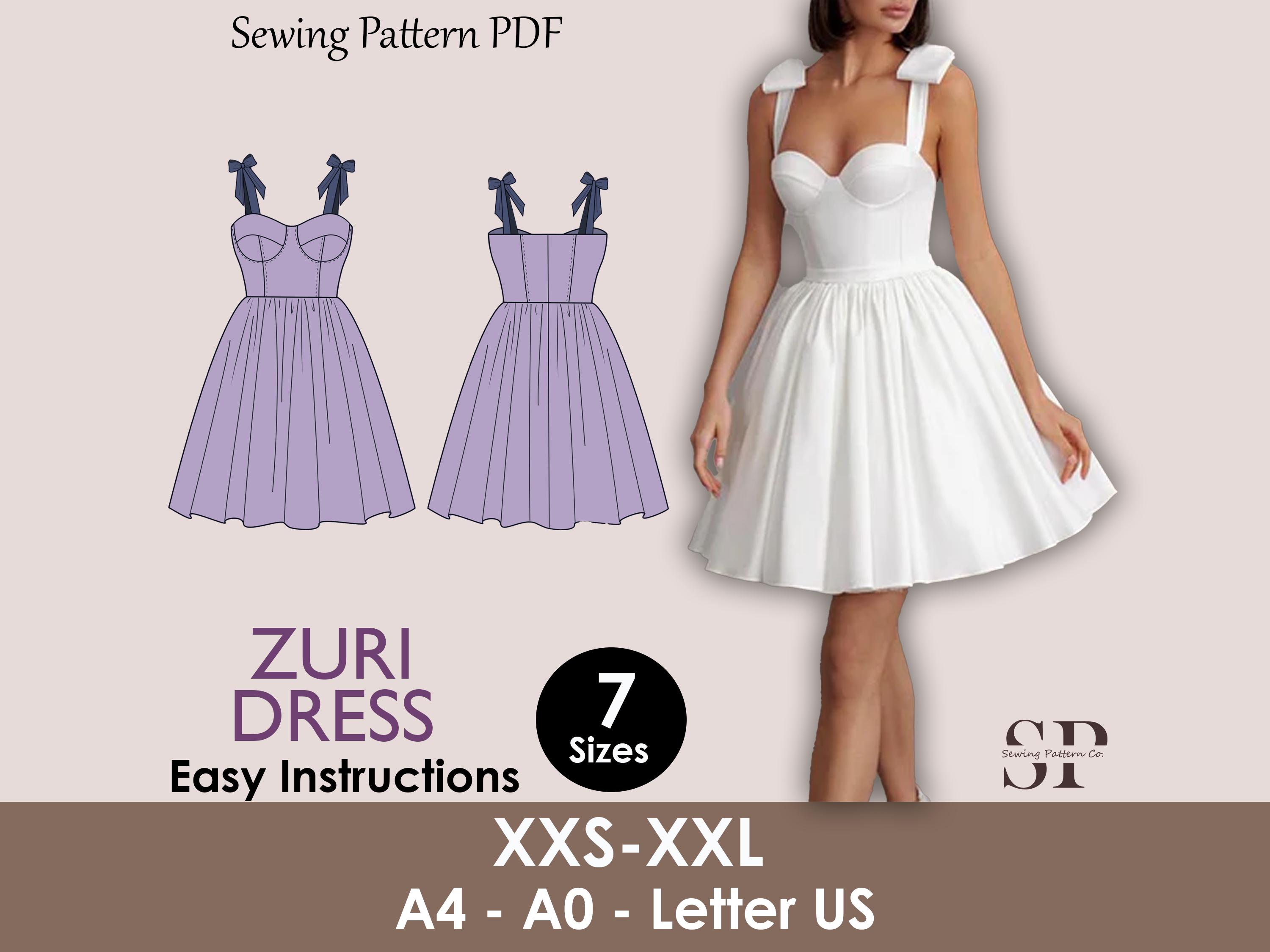 Bustier Flare Dress - Etsy Bustier Flare Dress - Etsy