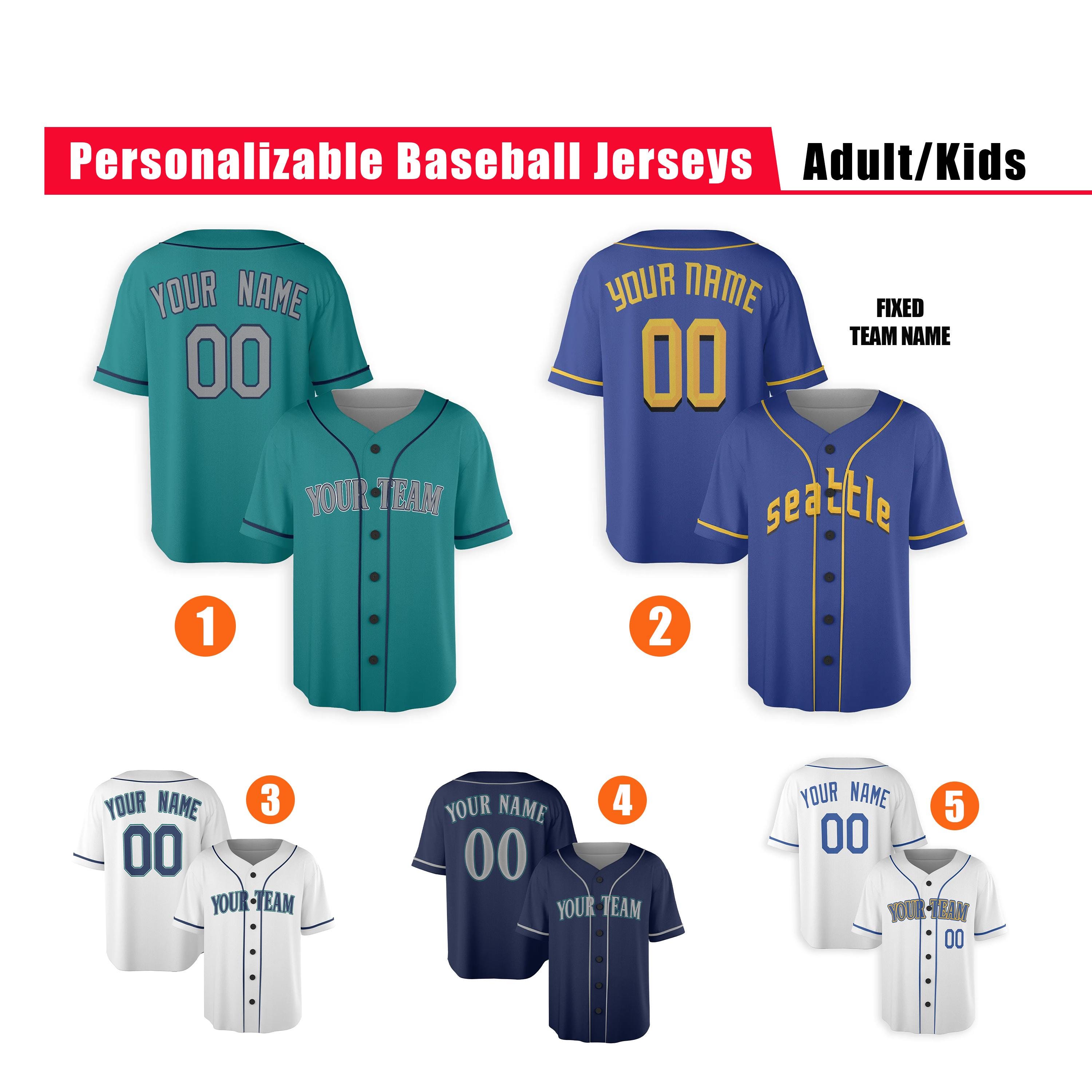 Seattle mariners jersey - Etsy 日本