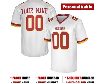 Uniforme de maillot de football personnalisé modèle 24, match de l'ère du Super Bowl - Nom et numéro de maillot personnalisés