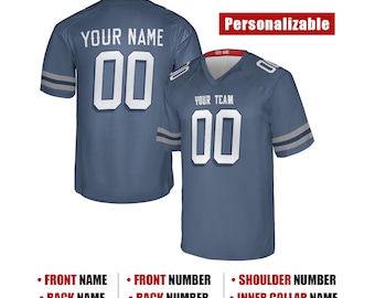 Camiseta de fútbol Rivalries 2025 personalizada, modelo 16: nombre y número personalizados