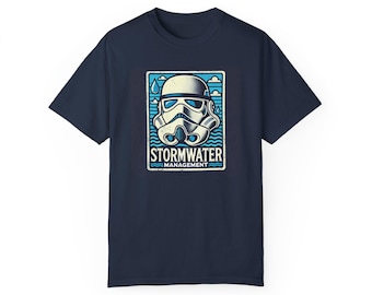 Camiseta de Star Wars Lovers Storm Water Management, camiseta genial con diseño de galaxia, camiseta gráfica de ciencia ficción, camiseta para fanáticos de películas espaciales, ropa unisex
