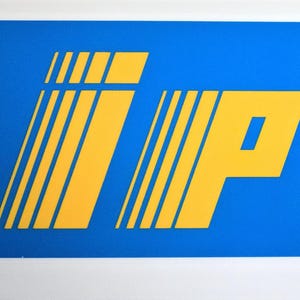 アプリリア用IPロゴフェアリングデカールラミネートステッカー95 mm x 65 mm X2