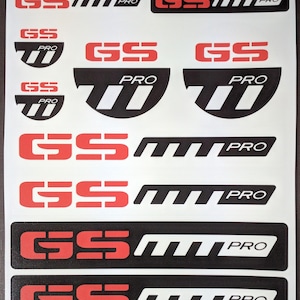 Motorcycle fairing helmet stickers graphics decals for BMW R1200GS R1250GS f800gs f750gs Enduro laminated sheet