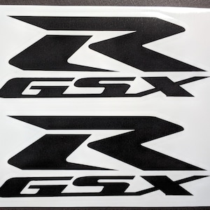 GSXR Logo Sticker Set for Suzuki 600 750 1000 Laminated Motorcycle Fairing Decals