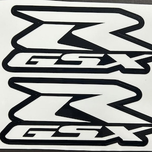 Laminated Stickers Set For Suzuki GSXR 600 750 1000 – Motorcycle Fairing Logo Decals