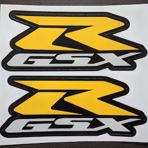 GSXR Logo Sticker Set for Suzuki 600 750 1000 Laminated Motorcycle Fairing Decals