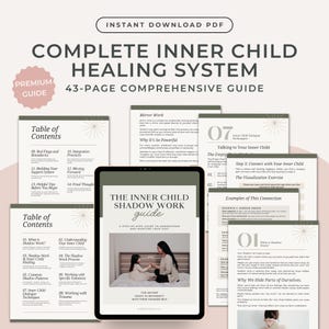 Inner Child Healing Workbook: Shadow Work, Trauma Therapy (PDF Download)
