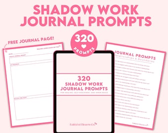 Shadow Work Journal Prompts PDF: 320 Healing & Self-Discovery Questions, Inner Child Healing Guide