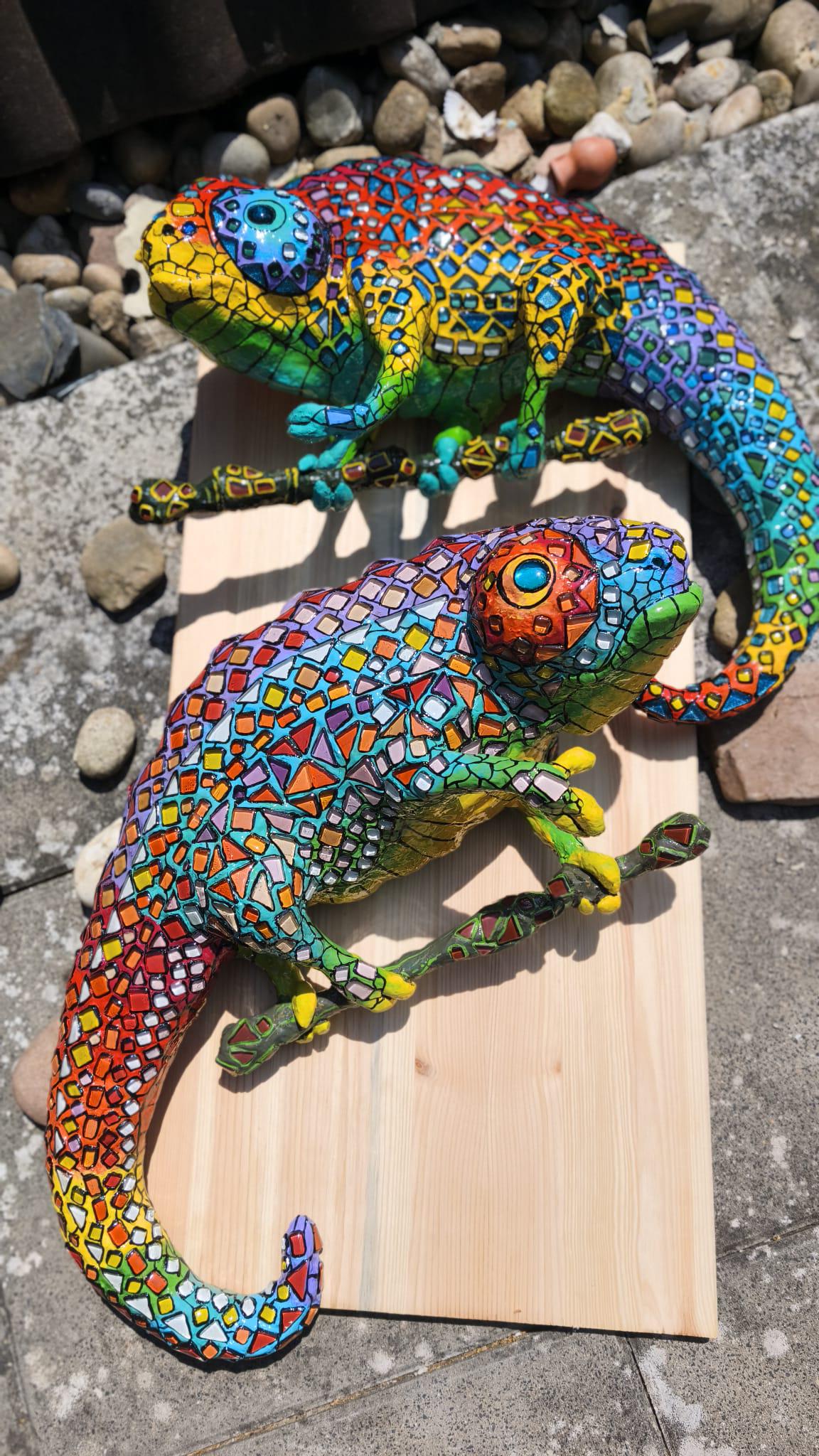 Chameleon statue - Etsy 日本