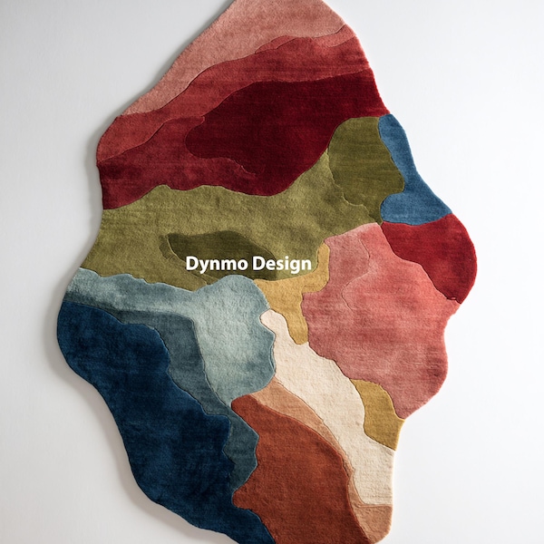 Abstract Shaped Rug - Etsy