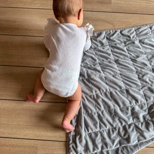 Linen Weighted Blanket, Baby blanket, Sensory Blanket, Heavy Comforter, Sleep Aid, Anxiety Relief, Handmade Crochet, Plush, Gift, Cotton