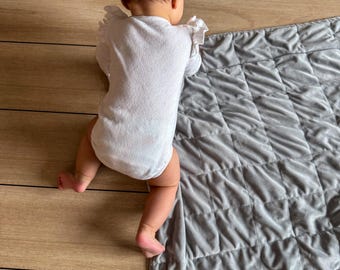 Babydecke mit Leinengewicht, sensorische Schlafhilfe, Angstlinderung