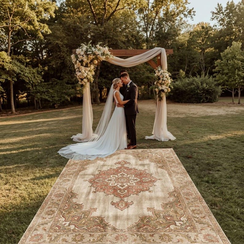 Draped Rug Images Christian Wedding Altar Rug, Cross Design Rug, Church Wedding Decor ...