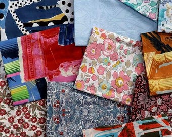 Liberty Tana Lawn Fine Cotton Handkerchief in a variety of designs