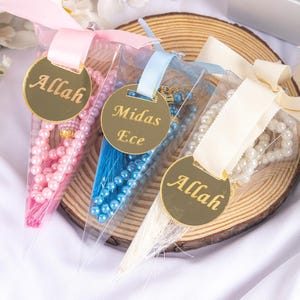 Regalos de cuentas de oración personalizados, regalos de Ramadán, decoraciones de Ramadán, regalos creativos para las fiestas, bodas islámicas, regalos de boda, regalos musulmanes