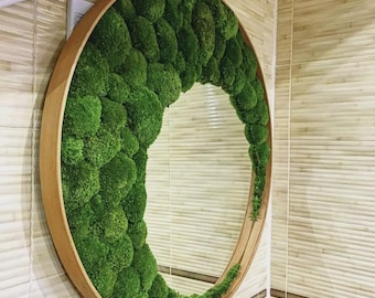Decorative Round Mirror – Pole Moss Mirror