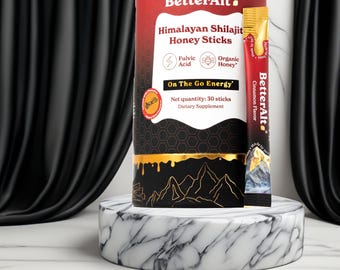Himalaya Shilajit Honig Sticks: Natürliche Energie &Immunität - Zimt Geschmack