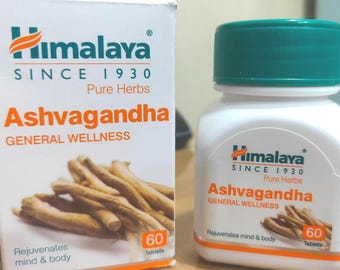 Pure ayurvedische Himalaya Ashwagandha - 60 tablets | Algemeen welzijn