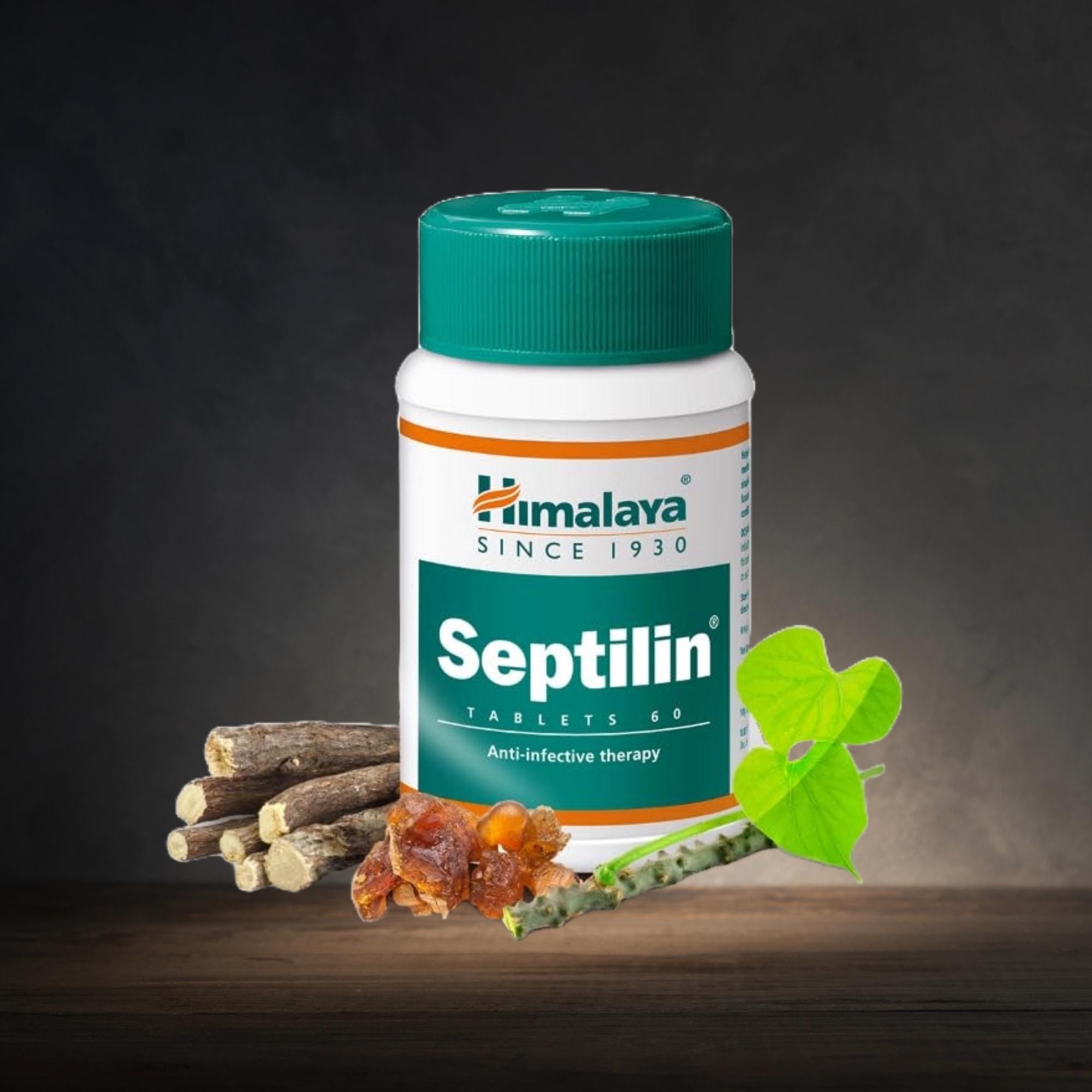 Complément Alimentaire Himalaya Septilin 60 Comprimés - Soutien Immunitaire Ayurvédique à Base De Plantes, Neuf