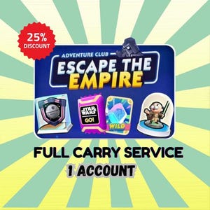 Adventure Club Entkomme dem Imperium Full Carry Service | 1 Account ( Deckt alle 4 Slots ab )