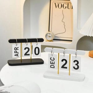 Minimalist Creative  Calendar, Desk Calendar Decoration, Home Living Room Dining Table,Office Desk Decoration Best Gifts Birthday Graduation