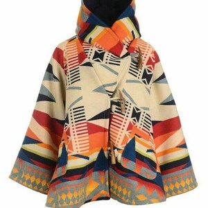 Kelly Reilly inspired Beth Dutton multi-color hooded fleece coat for women