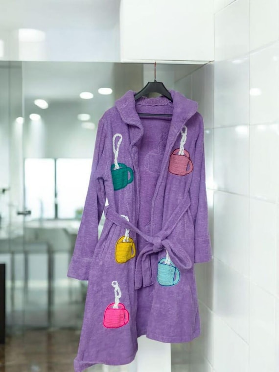 fight club dressing gown Inspired Terry Cloth Bathrobe: Tyler Durden Style Purple Robe US 1May Color:Magenta Oxford Blue Shirt Outfits Sunglasses Front Belted Style Inner
