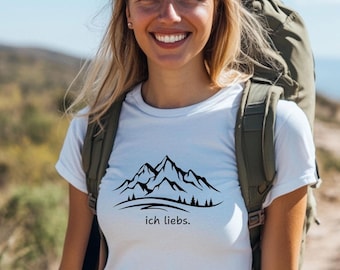Hiking T-shirt, hiking T-shirt, mountain T-shirt, vacation T-shirt, hiking shirt, slogan on T-shirt, hiking gift, mountain T-shirt, Alps
