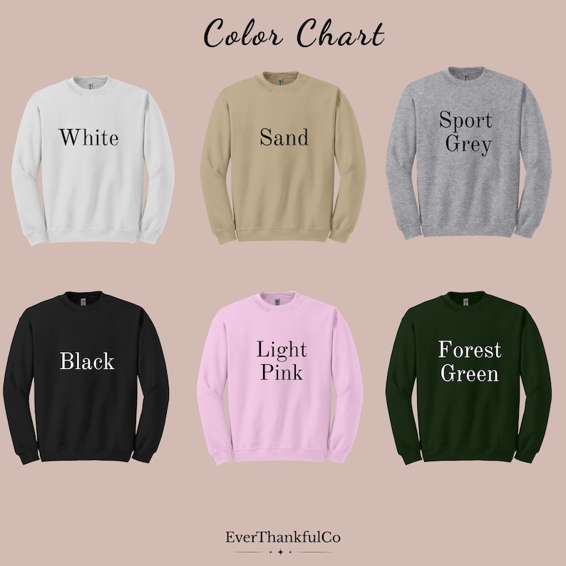 You can find sweaters, statement sweatshirts, sweaters with sayings, positive mindset, minimalist, gifts for friends, positive vibes, sweaters image 8