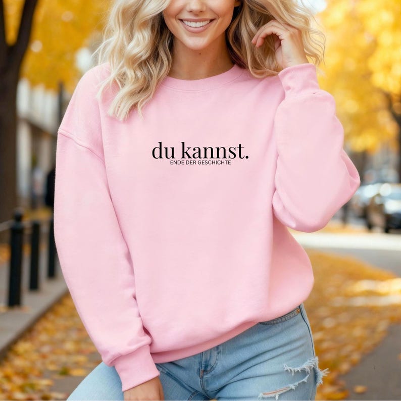 You can find sweaters, statement sweatshirts, sweaters with sayings, positive mindset, minimalist, gifts for friends, positive vibes, sweaters Light Pink