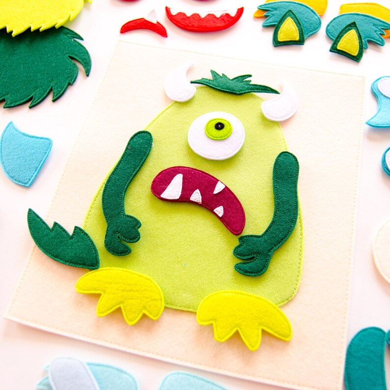 Monster Constructor Toy, Sewing Pattern and Tutorial (PDF+SVG) - Etsy