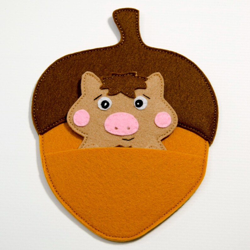 Boar Pattern Boar in Acorn House, Sewing Pattern and Tutorial (PDF + SVG) - Etsy