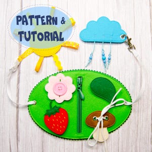 Montessori Clasp Toy, Sewing Pattern and Tutorial (PDF+SVG)