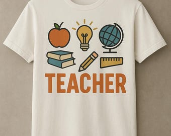 Lehrer Wertschätzung T-Shirt: Softstyle ringgesponnene Baumwolle, Erzieher Geschenk