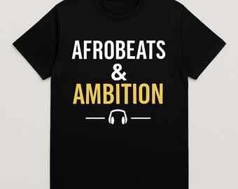 T-shirt Afrobeats pour amateur de musique : T-shirt unisexe en coton doux