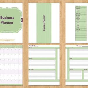 Ultimate Business Planner, printable image 2